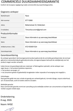 Nyoz draadloze stofzuiger G8 - Steelstofzuiger - 680W - 70.000 Pa — thumbnail 5