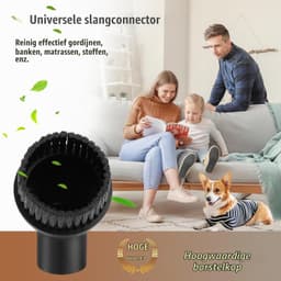 2 stuks 35 mm stofborstels - premium stofborstel - stofzuigermondstuk meubelborstel voor stofzuigers - universeel geschikt voor alle merken — thumbnail 3