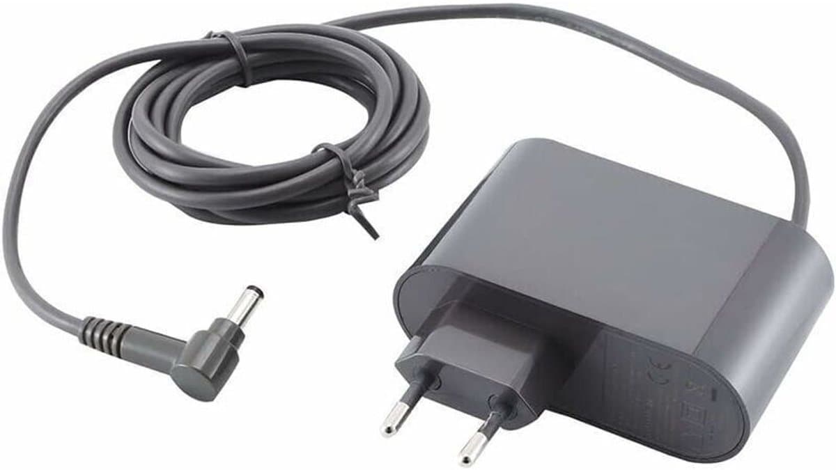 Oplader voor geschikt voor Dyson V10/V11/V12/V15 stofzuigers – 30,45V – Voedingsadapter met 1,8 meter kabel – Essentieel accessoire — afbeelding 1