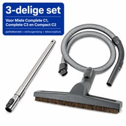Kleanburg® Geschikt voor Miele Complete C3 - Onderdelen Set – Slang, Telescoopbuis & Parketborstel — thumbnail 1