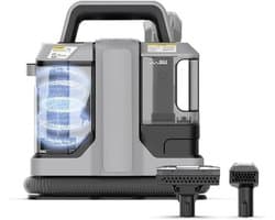 Verte Meubelreiniger - Tapijtreiniger - Vlekverwijderaar - Bankreiniger - Reinigingsmachine - Bekledingsreiniger - 450 W - Grijs