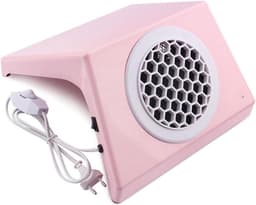 Nailstofzuiger - Nagelstof Afzuiger - Nageldesign - Krachtige Zuigkracht - 100W - Roze — thumbnail 1