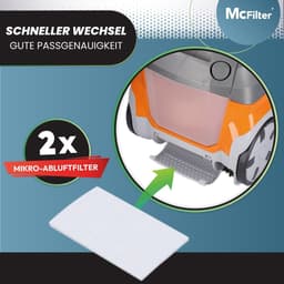 McFilter 2 x Filter Set 5 Pieces Suitable for Thomas Vacuum Cleaners AQUA+ and Pet and Family Series Alternative for - ShopVlot — thumbnail 5