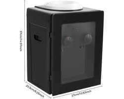 Elektrische Warm- En Koudwaterdispenser - 550 W Vermogen - 3,5 Liter Inhoud - Roestvrijstalen Verwarmingsvoering - Voor Kantoor En Thuis