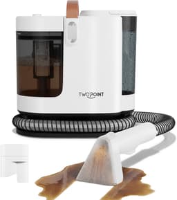 Draagbare Tapijtreiniger en Bekledingsreiniger – 500W, 15kPa, 1,6 L Schoonwatertank, 1,25 L Vuilwatertank – Vlekkenreiniger voor Bank, Tapijt, Matras en Auto-interieur — thumbnail 1