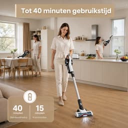 Sello! steelstofzuiger – draadloze steelstofzuiger – lichtgewicht – wasbaar HEPA filtersysteem – led lamp – 30.000 Pa zuigkracht — thumbnail 2