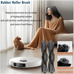 9 stuks - 1 hoofdborstels, 2 filters, 2 dweildoeken, 2 zijborstels en 2 stofzakken - Voor Tapo RV30 Max Plus / RV30 Max / RV20 Max Plus / RV20 Max robotstofzuigers — thumbnail 5