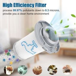 Twee vervangende filterpatronen Geschikt voor Rowenta ZR009006, Geschikt voor Rowenta X-FORCE FLEX 8.60 en Rowenta X-PERT 6.60 RH 68 xx HEPA-filters. — thumbnail 2