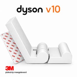Trigger lock geschikt voor Dyson V10 - Triggervergrendeling en aan/uit knop houder voor steelstofzuiger - Wit — thumbnail 3
