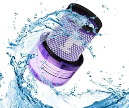 Geschikt voor Dyson V12 Detect Slim Absolute 3 HEPA-filters, vervangingsfilteraccessoires Geschikt voor Dyson V12 stofzuigers, wasbaar. — thumbnail 5