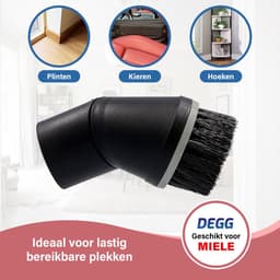 Stofzuiger Plumeau 35mm Geschikt voor Miele - Opzetstuk Stofzuiger - Stofzuiger Mond - Opzetborstel - Plumeau Stofzuiger Mondstuk - Stofzuiger Hulpstuk - Plumeau Compact — thumbnail 2
