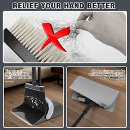Stoffer en Blik Met Steel – Veger en Blik – Handveger – huishoudtrend — thumbnail 4