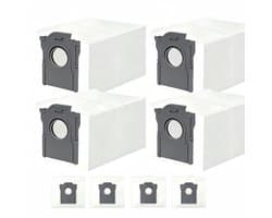 8 stuks stofzakken- compatibel met Dreame L10/L10s/L20/X20/X30/X40/X50/L40/L50 Ultra- Mova P10/E30/P50/V50 Ultra- 3,2 l grote capaciteit- 4-laagse filterstructuur- voor Dreame stofzuigerzakken