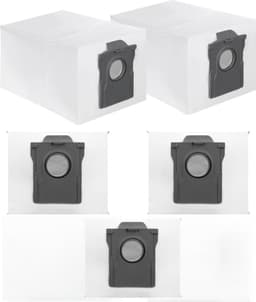 5 stuks stofzakken- compatibel met Dreame L10/L10s/L20/X20/X30/X40/X50/L40/L50 Ultra- Mova P10/E30/P50/V50 Ultra- 3,2 l grote capaciteit- 4-laagse filterstructuur- voor Dreame stofzuigerzakken — thumbnail 1