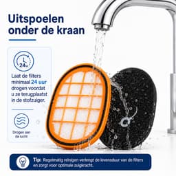 Kleanburg set geschikt voor Philips SpeedPro Max - Borstel en filterset — thumbnail 5