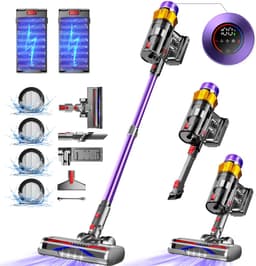 Elekiatech - Steelstofzuiger Draadloos - 70000Pa - 70 Min - 2200 mAh Accu * 2 - Paar — thumbnail 1