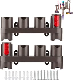 Wandgemonteerd accessoirerek Geschikt voor accessoires van de Gen5, G5, V15 en V12 stofzuigers — thumbnail 1