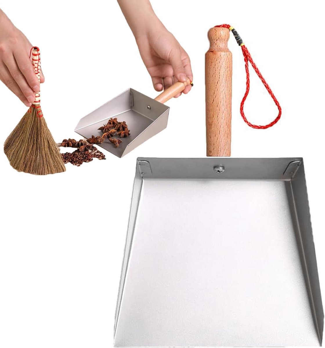 Kleine Vuilblik - Stofblik Bureau - Snel Schoonmaken - Brede Veegrand - 22 x 15 cm — afbeelding 1