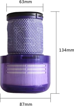 3 x HEPA Filter geschikt voor Dyson V12 Detect Slim & Absolute motor filter-Vervanging onderdelen 971517-01 — thumbnail 4
