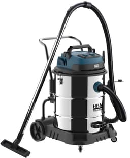 HBM bouwstofzuiger nat/droog 2400W 60L FFP2 2x1200W 230V 32 mm — thumbnail 1