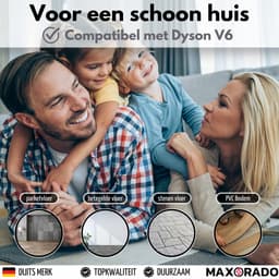 Maxorado Combimondstuk - vloerzuigmond omschakelbaar - borstel voor uw stofzuiger geschikt voor Dyson DC58, DC59, DC61, DC62, V6, en meer — thumbnail 5