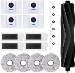 Accessoireset geschikt voor Ecovacs Deebot T20 Omni / T20e Omni - 4 Antibacteriële Stofzakken, 1 Hoofdborstel, 4 HEPA-filters, 4 Reinigingsdoeken, 6 Zijborstels — thumbnail 1