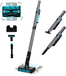 Cecotec Scoba 2100 Twice Verticale stofzuiger Batterij/Accu Droog Cyclonisch Zakloos 210 W Zwart, Blauw 2,5 Ah — thumbnail 1