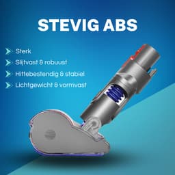 ZENC® Zuigmond Geschikt voor Dyson Steelstofzuiger V15, V11, V10, V8 & V7 - Vloerzuigmond - Stofzuigermondstuk - Opzetstuk - Mondstuk - Stofzuigeraccessoires - Grijs — thumbnail 3