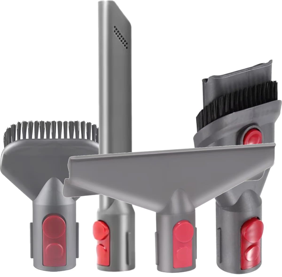Opzetstukken set geschikt voor Dyson V8 V10 V11 V15 Steelstofzuiger - Mondstuk - Zuigmond - Borstel - Onderdelen Accessoires vervanging — afbeelding 1