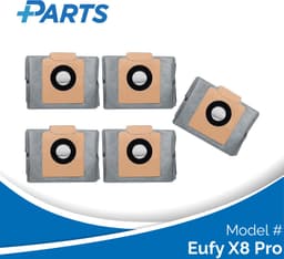 Eufy X8 Pro Stofzakken (5 Stuks, Plus.Parts® alternatief voor T29F70A2) — thumbnail 1
