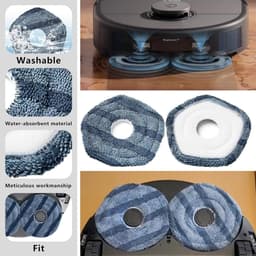 28-Pack Vervangende Accessoires voor Eufy X10 Pro Omni Robotstofzuiger,2 Hoofdborstel,6 Zijborstels,4 Hepa-filters,6 Stofzakken,8 Dweilpads etc. — thumbnail 2