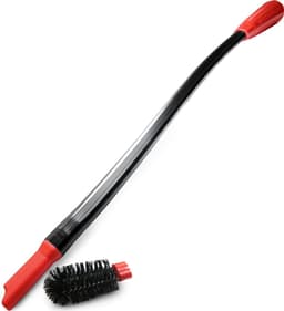 Dparts stofzuiger radiatorborstel - 63cm lang - extra flexibel - zuigmond - kierenzuiger opzetstuk met borstel - voor radiator reinigen schoonmaken — thumbnail 1
