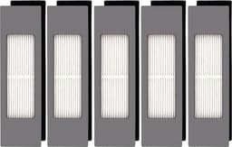 (5 stuks) HEPA-filter voor robotstofzuiger Ecovacs DEEBOT OZMO 920 950 T8 AIVI Max T9 T5 N5 N7 N8+ N8 Pro Plus DX55 DX93 DJ65, robotstofzuigerfilterset, vervangende onderdelen 5 filters — thumbnail 1