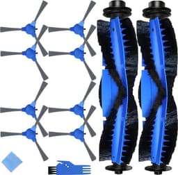 Vervangingsaccessoireset geschikt voor Eufy RoboVac 35C, 11S Max, 15T, 30C Max, G20, 15C, 15C Max, G30, G30 Edge, G40 Hybrid+ robotstofzuiger, 2 x hoofdborstels, 8 x zijborstels (10) — thumbnail 1