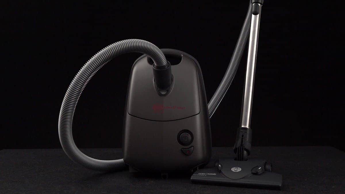 SEBO Airbelt E1 Basalt | Lichte borstelstofzuiger | Geluidsniveau slechts 72 dB | Met combizuigmond — afbeelding 1