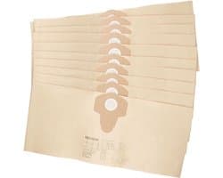 PARKSIDE 10 filterzakken voor nat-/droogzuigers - 30L -  Filters voor gebruik in nat-/droogzuigers - Voor gangbare stofzuigers - Stofzuigerzakken