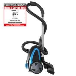 Emerio Stofzuiger met Zak - 2,5 Liter - HEPA10 Filter - Snoerlengte 5m - 800W - VE-112682.8 - Vacuum Cleaner Zwart / Blauw — thumbnail 1