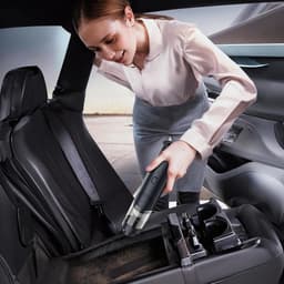 Sander Shop stofzuiger, Autostofzuiger, draagbare draadloze luchtblazer, oplaadbare handstofzuiger, diverse mondstukken voor auto, autostoelen, huis, meubels, dierenharen, vrachtwagen, tapijt, camping — thumbnail 4