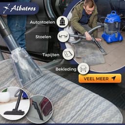 Albatros Tapijtreiniger - Wasstofzuiger bekleding - Tapijt HYDRO 7500 - 4in1 nat-droogzuiger - bekledingreiniger / tapijtreiniger — thumbnail 5