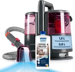 CLEANmaxx tapijtreiniger & meubelreiniger Pro Power | Vlekverwijderaar & EASYmaxx tapijtreinigingsmiddel | Waterzuiger & reinigingsmiddel voor waszuigers voor banken, auto’s, tapijten, bekleding enz. | Vlekverwijderaar — thumbnail 1