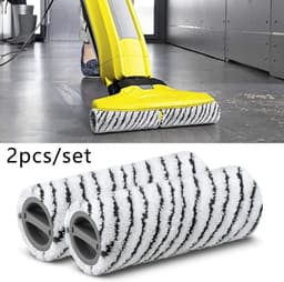 Geschikt voor Kärcher FC Steen- en Tegelrollers voor Karcher FC3, FC5, FC7 Elektrische Vloerreiniger Dweil, Microvezelrollers - 2-Pack-Belle's product — thumbnail 2