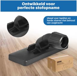 DEGG® - Stofzuigermond universeel - Zuigmond - Parketborstel - Stofzuigerborstel universeel - Geschikt voor Miele, Philips, AEG, Electrolux, Nilfisk, Rowenta etc. - 30 tot 37mm - Premium kwaliteit — thumbnail 2