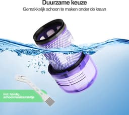 SVENNE® Hepa Filter voor Dyson V11 & V15 - Herbruikbaar en Wasbaar - Onderdelen voor Dyson - Duurzaam - 3 Stuks — thumbnail 3
