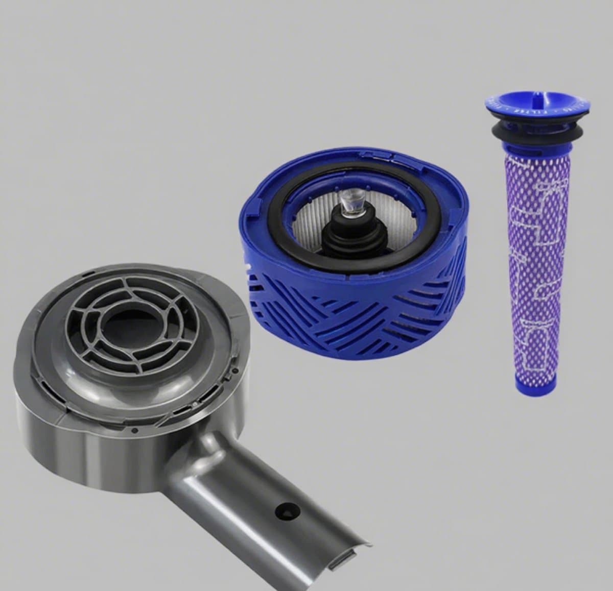 Achterste motorkap + achterste HEPA-filter + filterset geschikt Geschikt voor Dyson V6 DC58 DC59 DC61 DC62 DC74 stofzuiger vervangende onderdelen — afbeelding 1