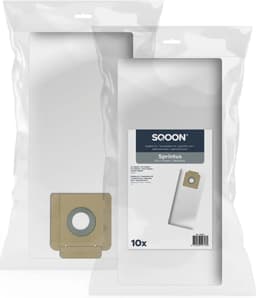 SQOON® Stofzuigerzakken Geschikt voor Sprintus Era, Maximus, T11 & Floory - Model 106061 - 10 stuks — thumbnail 1