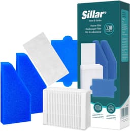 Sillar, set 5 stofzuigerfilter, wasbaar, HEPA, motorfilter, sponzenfilters, geschiktvoor de waterstofzuiger Thomas Aqua+ Pet & Family, Perfect Air, Twin, vervanging EA 787241.787276.787203 — thumbnail 1