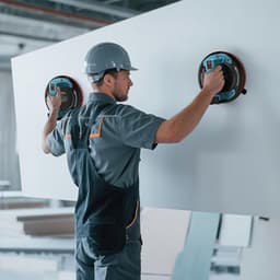 Elektrische Vacuüm Zuignappen voor Glas - Set van 2, 200 mm, LCD-Display, Max. Belastbaarheid 270 kg — thumbnail 3