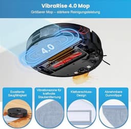 11-delig accessoireset voor robotstofzuigers - Inclusief hoofdborstel, HEPA-filters, dweilpads, zijborstels en reinigingsborstel voor optimale reinigingsprestaties — thumbnail 5