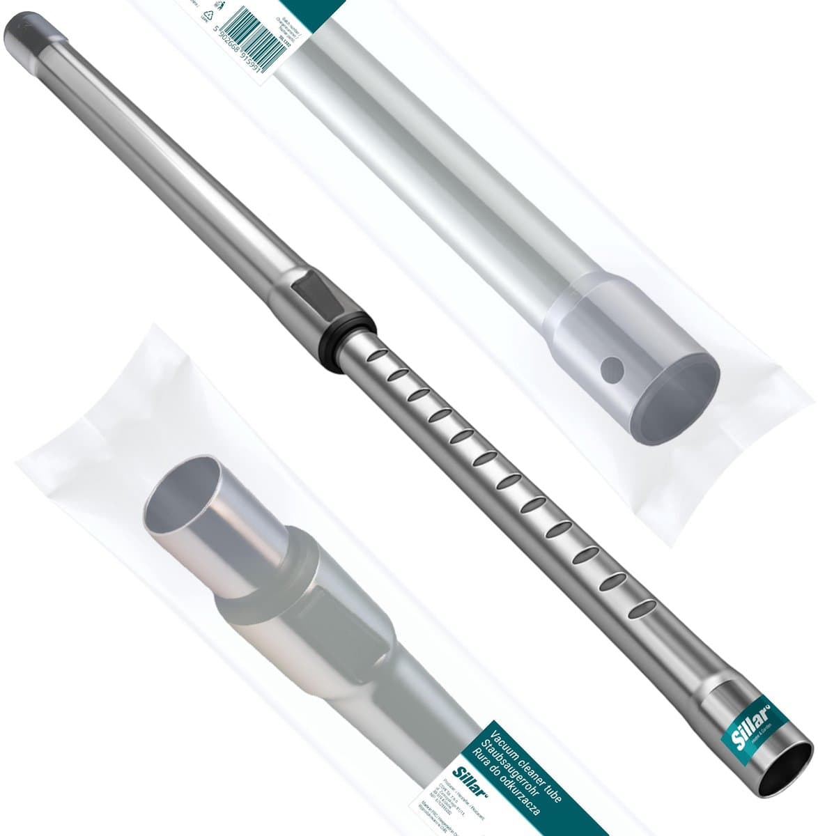 Sillar Telescoopbuis voor Stofzuiger – 35 mm – Verstelbaar 56–92 cm – Geschikt voor Kärcher, Bosch & Parkside – 1 Stuk — afbeelding 1