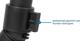 Dparts combizuigmond geschikt voor Numatic - met parkeerhaak - 32mm - Stofzuigervoet - Stofzuigerborstel - Zuigmond voor Henry en Hetty — thumbnail 5